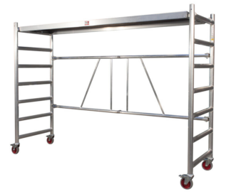 Jumbo maalripuki alumiiniumist liigendraam ratastel 250SK 250x74x180 cm