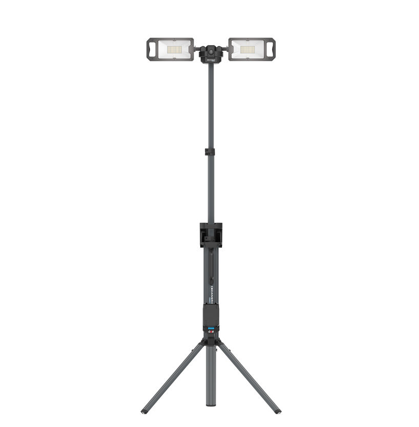 Scangrip Connect Tower 8 akuvalgusti statiivil 2 lambiga 8000 luumenit