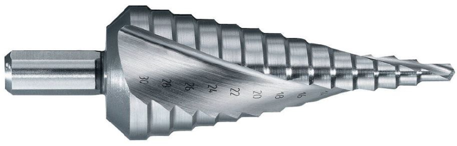 Tivoly astmeline käbipuur metallile HSS, Ø6-37 mm.