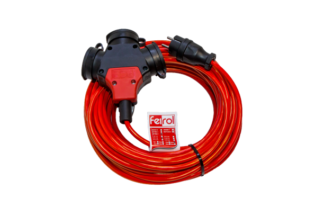 Kulumiskindel jätkujuhe, 3 pesa HO7BQ-F3G 2,5 - 20m