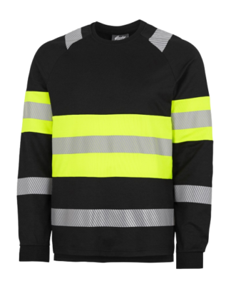 Gesto pikkade varrukatega T-särk Essential, klass 1, must/kollane