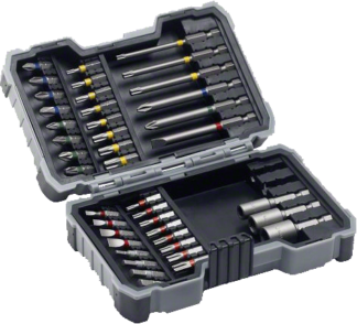 Bosch 43-osaline kruvikeeraja otsakute komplekt, Extra hard