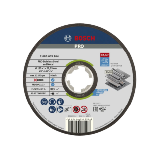 Bosch X-LOCK Inox metallilõikeketas 125×1×22,23 mm 1 tk
