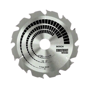 Bosch saeketas ´Construct Wood´ Ø 190 x 30 mm