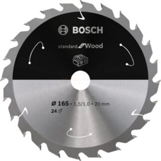Bosch Standard akusaeketas puidule 165x20x1.5/1.0 24 hammast