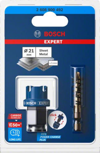 Bosch Expert LongLife Carbide Sheet Metal augusaag 21 mm