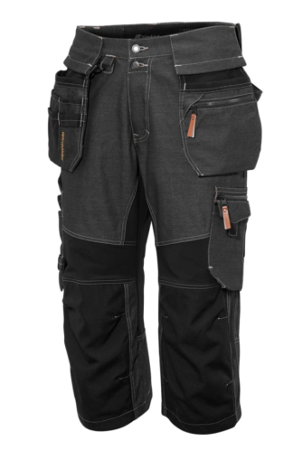 Björnkläder Carpenter soul ülepõlvepüksid, stretš, must
