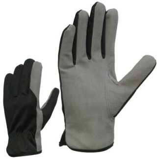 Safety Gloves 300 Amara kunstnahast hingavad kindad, hall/must