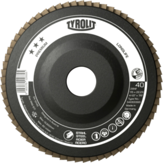 Tyrolit lamellketas *** 125 x 22,2 mm ZA-40 LONG-LIFE + STEEL (1tk)