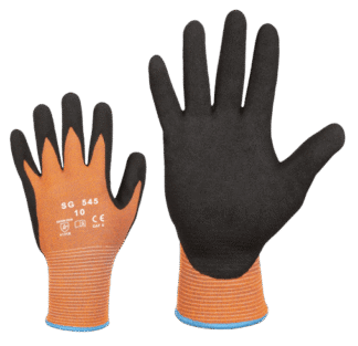 Elastsed õhukese fliisvoodriga kindad üldehitustöödeks