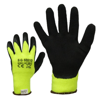 Kõrgnähtavad talvekindad üldehitustöödeks