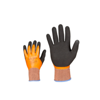 Veekindlad topelt lateksiga kaetud töökindad