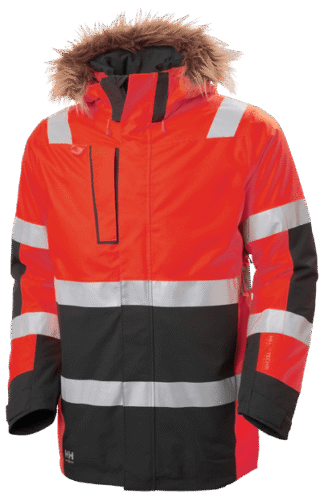 Helly Hansen Alna 2.0 talveparka HI-VIS, punane/must