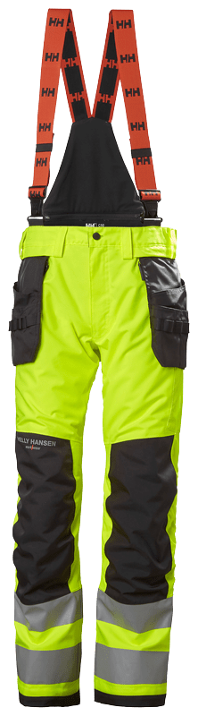 Helly Hansen Alna 2.0 HI-VIS talve traksipüksid kollane/must