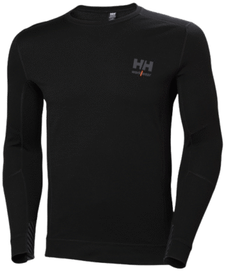 Helly Hansen Lifa Merino Crewneck termosärk, must