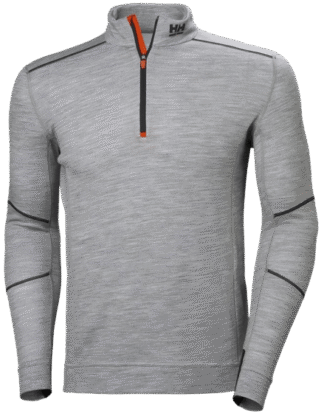 Helly Hansen Lifa merino polosärk lukuga, hall