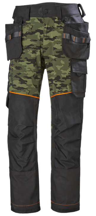 Helly Hansen Chelsea Evolution Construction püksid ripptaskutega, camo