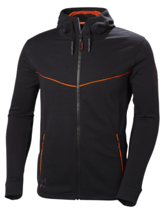 Helly Hansen Chelsea Evolution pika luku ja kapuutsiga pusa, must