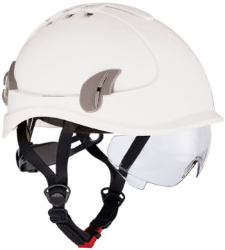 Cerva Alpinworker kaitsekiiver prillidega valge