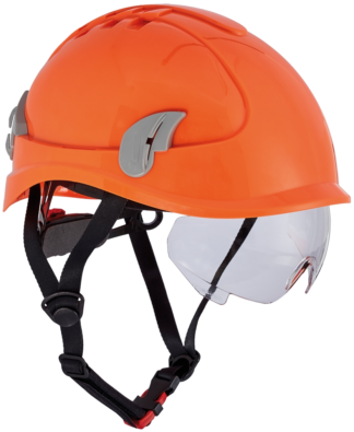 Cerva Alpinworker kaitsekiiver prillidega  HV oranž