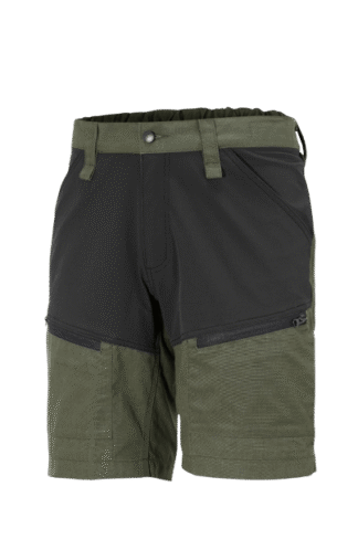 Gesto hiking stretš lühikesed püksid, roheline/must