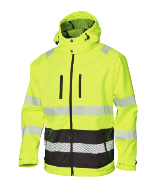 Gesto softshell, kõrgnähtav, kl. 3, kollane