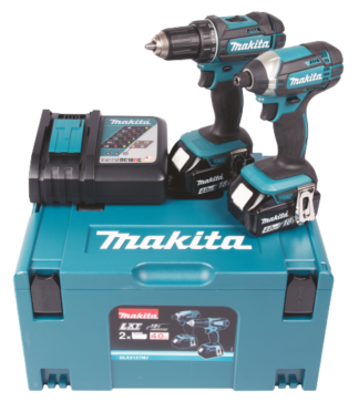 Combokit Makita18V 2X4,0Ah Li-ion (DDF482+DTD152)