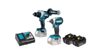 Makta combokit DLX2432TJ (DDF486Z, DTD153Z, 2x 18V 5.0Ah, akulaadija)