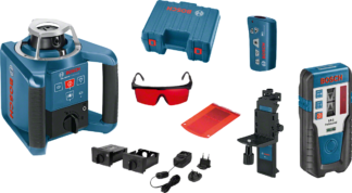 Horisontaal- ja vertikaalpöördlaser Bosch GRL 300 HV koos vastuvõtjaga [GRL - 3601K61500]