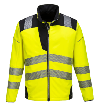Portwest kõrgnähtav softshell jope, kollane