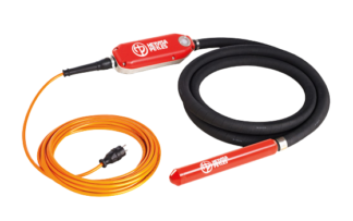 Kõrgsagedus betoonivibraator Hervisa Perles T-Runner plus 38 mm 7 m LED