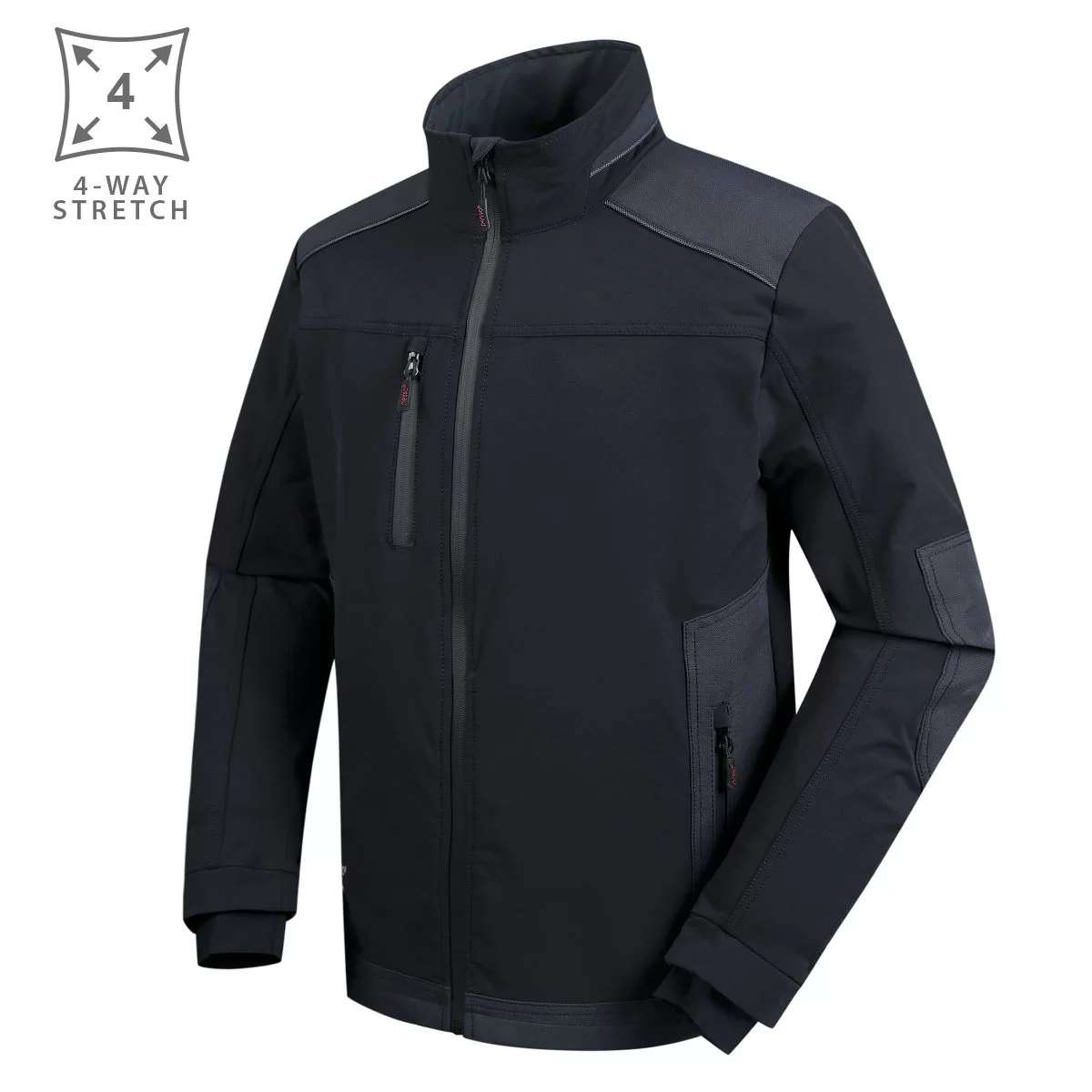 Pesso Titan 4Way Stretch jakk, must