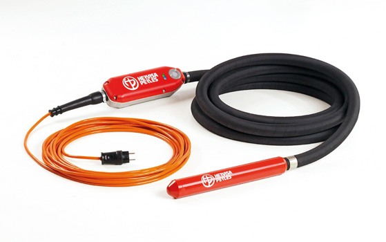 Kõrgsagedus betoonivibraator Hervisa Perles T-Runner plus 52 mm 7 m LED