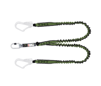 Kratos Hope 2-haruline elastne julgestusköis suurte karabiinidega 1,5m