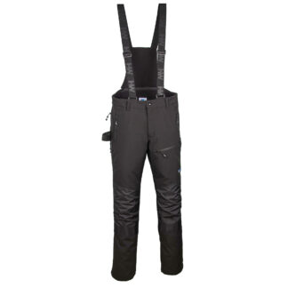 HW Luca softshell soojad traksipüksid, must