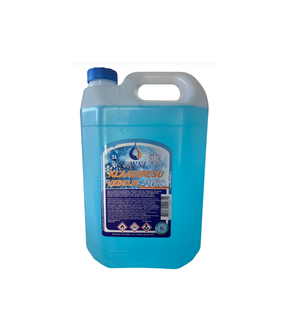 Jur isikutele mõeldud metanooli põhjal lõhnatu klaasipesuvedelik -20° 5L