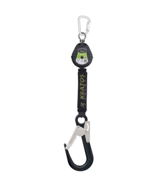 Kratos Olympe-S2 HV kukkumisvastane turvaplokk suure karabiiniga 2 m