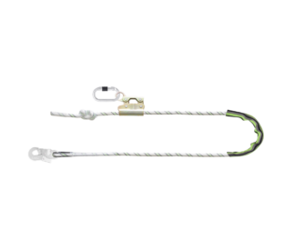 Reguleeritava pikkusega positsioneerimisköis liuguri ja karabiiniga 2m