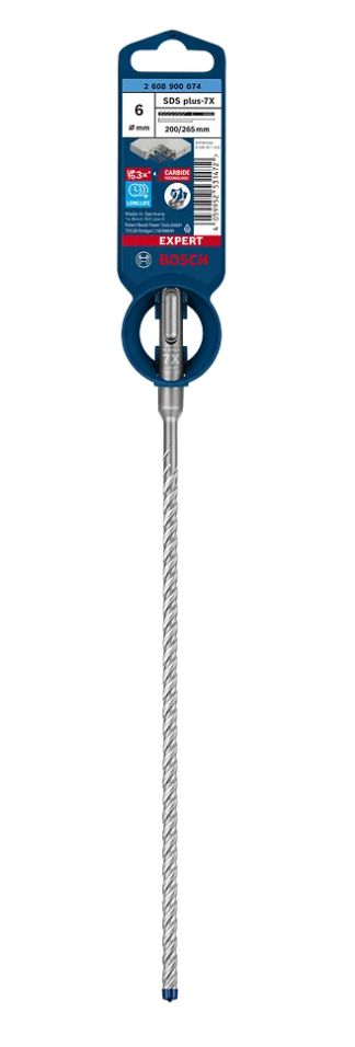 Bosch puur LongLife SDS plus-7X 6x200/265mm 1 tk