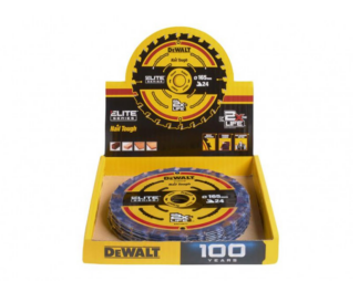 DeWalt Elite naelakindel saeketas165x20 mm 1,65 Z24 hammast 10 tk karbis